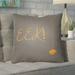 Ivy Bronx Admiranda Indoor/Outdoor Throw Pillow Polyester in Orange | 20 H x 20 W x 4 D in | Wayfair IVYB7076 40362046