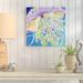 Highland Dunes Jellyfish No. 3 by Susan Pepe - Print Canvas | 21 H x 21 W x 1.5 D in | Wayfair 1F759D9A06C04692A3C756457A0CA925