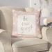 Harper Orchard Aaliyah Indoor/OutdoorThrow Pillow Polyester/Polyfill blend in Pink | 20 H x 20 W x 4 D in | Wayfair