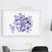 Ophelia & Co. 'Purple Triumph' - Picture Frame Print on Paper in White | 24 H x 36 W x 1.5 D in | Wayfair OPCO3357 39994075