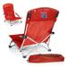 ONIVA™ NCAA Folding Beach Chair Metal in Red | 25.4 H x 25.1 W x 21.7 D in | Wayfair 792-00-100-574-0