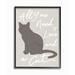 Wrought Studio™ 'All You Need is Love & a Cat by Daphne Polselli - Graphic Art Print on Canvas in Black/Gray | 20 H x 16 W x 1.5 D in | Wayfair