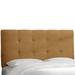 Ebern Designs Iwar Panel Headboard Upholstered/Polyester in Black | 51 H x 56 W x 4 D in | Wayfair WRLO6687 40762182