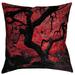 Red Barrel Studio® Olney Japanese Maple Tree Floor Pillow redPolyester/Polyfill/Polyester | 28 H x 28 W in | Wayfair RDBT2758 41372452