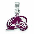 Women's Colorado Avalanche Sterling Silver Small Enamel Pendant