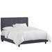Brayden Studio® Tufted Low Profile Standard Bed Upholstered/Cotton in Brown | 54 H in | Wayfair BRSD2134 25540661