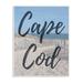 Highland Dunes 'Cape Cod Beach' Modern Graphic Art Print Canvas, Wood | 19 H x 13 W x 1.5 D in | Wayfair HLDS8785 44215107