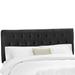 Alcott Hill® Panel Headboard Upholstered/Cotton in Black | 51 H x 56 W x 4 D in | Wayfair ALCT2138 25541117