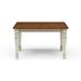 August Grove® Larchwood Dining Table Wood in White | 30.25 H in | Wayfair LFMF1714 40807562