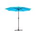 Jeco Inc. 9' Market Umbrella Metal in Green/Blue/Navy | Wayfair UBP94-UBF96