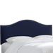 Longshore Tides Caja Upholstered Panel Headboard Upholstered in Black | 51 H x 4 D in | Wayfair LNTS3108 40896260