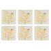 Pimpernel Sm Chelsea Coasters 4"X 4" Cork in Yellow | 1.5 H x 4.25 D in | Wayfair 2010268922