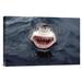 East Urban Home 'Great White Shark at Surface, South Australia' Photographic Print, Wood in Gray | 12 H x 18 W x 1.5 D in | Wayfair