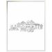 East Urban Home 'Nordic Village II' Print Canvas in White | 33.6 H x 25.6 W x 1.5 D in | Wayfair ETUH6505 42482027