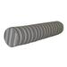 Red Barrel Studio® Escamilla Outdoor Bolster Pillow Cover & Insert Polyester/Polyfill/Acrylic in Gray/White | 7 H x 36 W x 7 D in | Wayfair