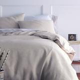 Peacock Alley Mandalay Tailored Linen Bed Skirt Linen in Gray | 39 W x 75 D in | Wayfair MAN-5T PLA