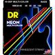 DR Strings NMCB-40 Gitarrensaiten für Bassgitarren (HI-DEF Neon)