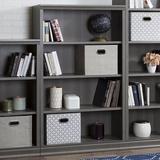 Winston Porter Cardelia 45" H x 35.63" W Standard Bookcase Wood in Gray | 45 H x 35.63 W x 12.75 D in | Wayfair 3F5E023BC1A8473CA3EFD0C808A0CADE