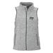 Women's Heather Gray MTSU Blue Raiders Summit Fleece Full Zip Sweater Vest