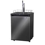 Kegco 1 cu. ft. Single Tap Full Size Kegerator in Black | 47 H x 30 W x 30 D in | Wayfair K309X-1