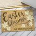 Winston Porter Overholt Easter Blessings Personalized 27 in. x 18 in. Non-Slip Outdoor Door Mat Synthetics | Wayfair