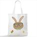 Harriet Bee Sweet Bunny Personalized Picnic Tote Bag Cotton Canvas | 18 H x 15.5 W x 4 D in | Wayfair 407E0DEADB3B42898BA4CC5EADD7BB5D