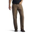 Lee Men's Fleece and Flannel Lined Relaxed-Fit Straight-Leg Jeans, Teak - Flannel Lined, 36W x 30L