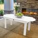 Sol 72 Outdoor™ Anette Plastic Coffee Table Plastic in White | 17 H x 45 W x 19 D in | Wayfair 07B5F8EBC1784825BBF9B0E7ED6D649A