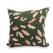 Winston Porter Linlithgow Wild Oak Leaves Outdoor Square Pillow Cover & Insert Polyester/Polyfill blend in Green | 20 H x 20 W x 3 D in | Wayfair