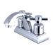 Kingston Brass Concord Centerset Bathroom Faucet w/ Drain Assembly, Ceramic in Gray | 4.44 H in | Wayfair FSC4641DX