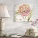 Ophelia & Co. Country Bloom VI - Print on Canvas in Green/Orange/Pink | 28 H x 28 W x 1.5 D in | Wayfair OPCO5743 44475919