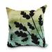 Winston Porter Linlithgow Flowing Leaves Floral Outdoor Throw Pillow Polyester/Polyfill blend in Green | 20 H x 20 W x 3 D in | Wayfair