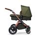 Ickle Bubba Stomp V4 Travel System with Galaxy Car Seat and Isofix Base - Bronze/Woodland/Tan