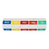 2 Sets (10 Rolls 2 per day) of Business Day Labels (500 labels per roll 40mmx40mm) -- BPA Free!