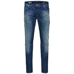 Jack and Jones Men's Tim Original Slim Jeans, Blue (Medium Blue Denim), 32W x 34L