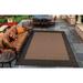 Black/Brown 90 x 0.03 in Area Rug - Breakwater Bay Sania Flatweave Cocoa Black Indoor Outdoor Area Rug Polypropylene | 90 W x 0.03 D in | Wayfair