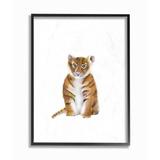 Viv + Rae™ Gupton Tiger Animal Art Wood in Brown | 14 H x 11 W x 1.5 D in | Wayfair 5E0575563075413F917FF73F90BFA468