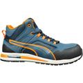 Puma Safety Shoes - Chaussures de sécurité Crosstwist mid S3 hro src - bleu/orange 42