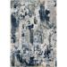 Blue/Green 24 x 0.7 in Area Rug - CosmoLiving by Cosmopolitan Auden Abstract Sapphire Blue Area Rug Polyester | 24 W x 0.7 D in | Wayfair