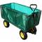 Varan Motors - TC1840 Carretto da Giardino xxl, rimorchio, carrello a mano con sponde ribaltabile