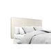 Darby Home Co Erik Panel Headboard Upholstered/Polyester in White/Brown | 26 H x 78 W x 3 D in | Wayfair 3C8912E3DF164DCAAEE3558199434505