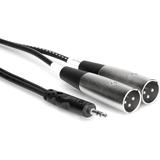 HOSA 3.5 mm TRS to Dual XLR3M, 2 m Stereo Breakout