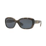 Ray-Ban RB4101 Jackie Ohh Sunglasses - Women's Havana Grey Frame Grey Gradient Brown Polar Lenses 731/81-58
