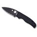 Spyderco Shaman SpyderEdge Folding Knife G-10 Steel Black/Black Blade C229GSBK