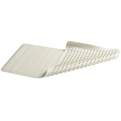 Rubbermaid® 1982726 Safti-Grip 28" x 16" White Rubber Shower Mat