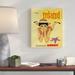 Wrought Studio™ 'Miami Beach' Vintage Advertisement Poster Canvas in Yellow | 20 H x 16 W x 1.5 D in | Wayfair E07F1D1A3D254D089CEBE9F5026017E1