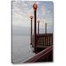 Ebern Designs 'Golden Gate Bridge - 43' by Alan Blaustein Giclee Art Print on Wrapped Canvas Metal in Gray | 32 H x 21 W x 1.5 D in | Wayfair