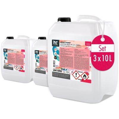 3x 10 L Aceton rein 99,5%