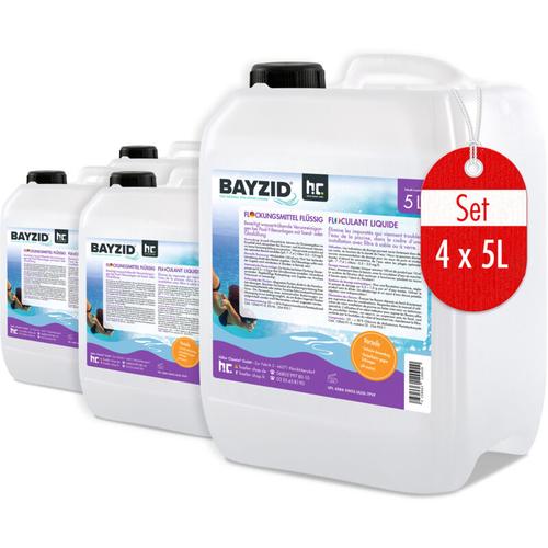 Höfer Chemie Gmbh - 4 x 5 Liter bayzid® Flockungsmittel flüssig für Pools