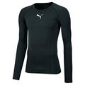 PUMA Men'S Liga Baselayer Tee Long Sleeve Warm Functional Underwear, Black, X-Large